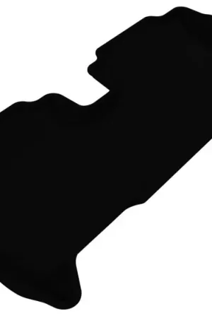 3D MAXpider 2007-2011 Toyota Yaris Sedan Kagu 2nd Row Floormats - Black Money Back Guarantee