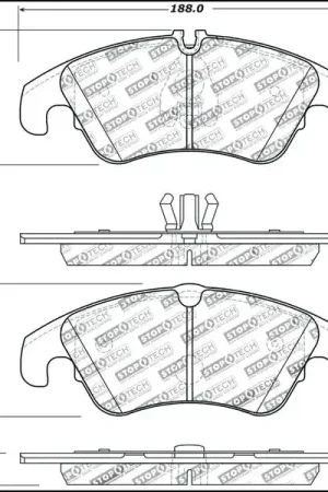 StopTech Performance 08-10 Audi A5 / 10 S4 / 09-10 Audi A4 (except Quattro) Front Brake Pads Must Have