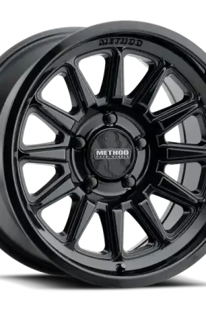 No Minimum Order Method MR323 17x8.5 / 8x180 BP / 0ET / 4.72in BS / 130.81mm CB - Gloss Black Wheel