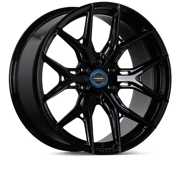 Direct From Factory Vossen HF6-4 18x9 / 6x139.7 / ET0 / Super Deep / 106.1 CB - Gloss Black Wheel