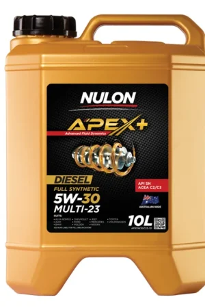Nulon APX5W30C23-10 Apex+ 5W-30 Multi-23 Full Synthetic C2\\/C3 Diesel Engine Oil 10L Premium