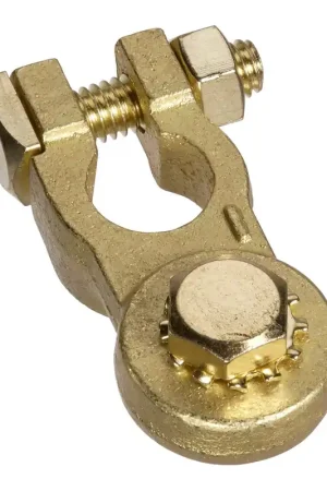 Limited Offer Projecta BT142H-N1 Brass Heavy Duty Stud Terminal Clamp, Negative
