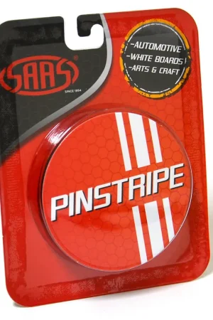 Buy Online SAAS 12mm Pinstripe, Solid Red (10m) - 11403