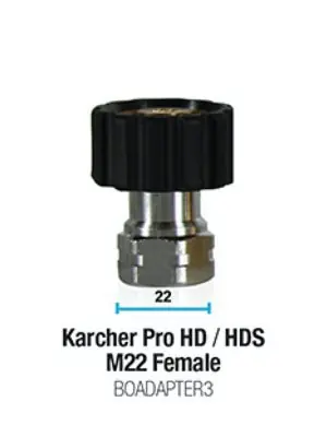 Sale Bowden's Own Adapter - Karcher Pro HD \\/ HDS M22 Female - BOADAPTER3