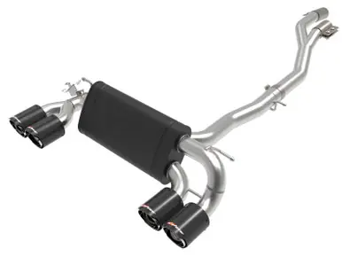 Markdown aFe MACHForce XP 3in-2.5in 304SS Exhaust Cat-Back 15-20 Audi S3 L4-2.0L (t) - Carbon Tips - 49-36442-C