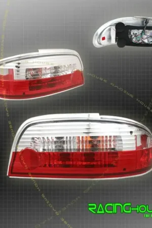 Grab Now JDM Red Clear Taillights