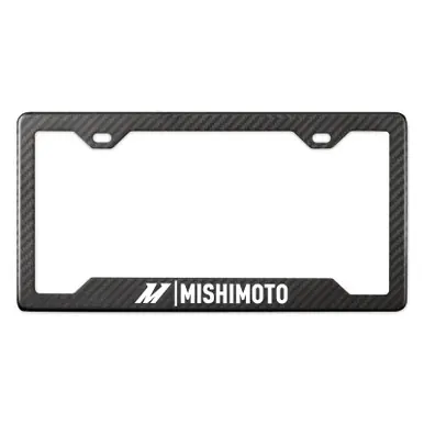 Mishimoto Carbon Fiber License Plate Frame - Matte - MMPROMO-FRAME-CF-M Authentic