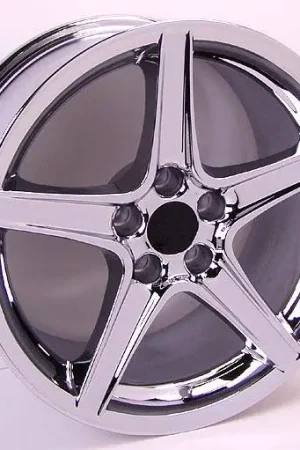 Modern Saleen Style Wheel Chrome - Mustang 18 Inch 4 Wheel Package