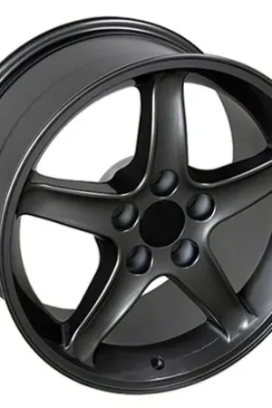 Direct From Manufacturer Cobra R Style Wheel Gunmetal - Mustang 17 Inch 4 Wheel Package