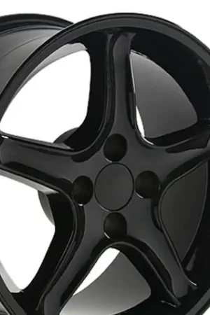 Flash Sale Cobra Style Wheel Black - Mustang 17 Inch 4 Wheel Package