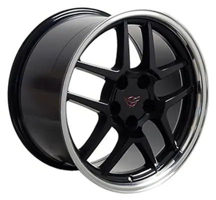 Z06 C4 Wheel Black - GM 17 Inch 4 Wheel Package High Quality