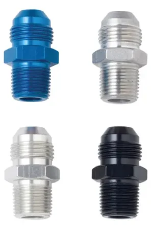 Buy Online Fragola -10AN x 1/2 NPT Straight Adapter - Black - 481610-BL