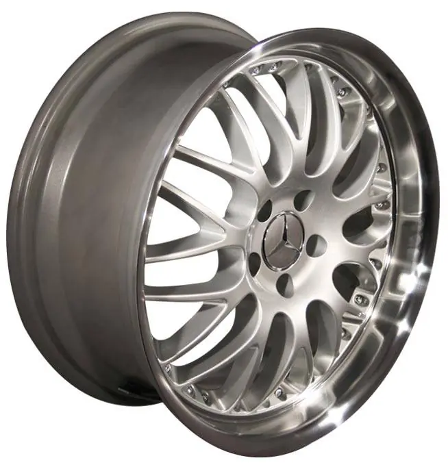 19 inch Deep Dish Split Spoke Silver - 4 wheel set Direct From Manufacturer