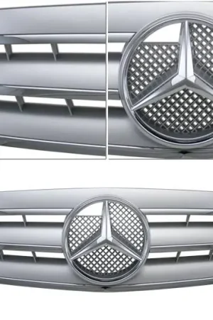 Silver Chrome 3 Fin W208 Time-Limited