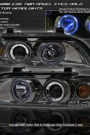 Smoked Dual Halo Projector Headlights Hot Deal