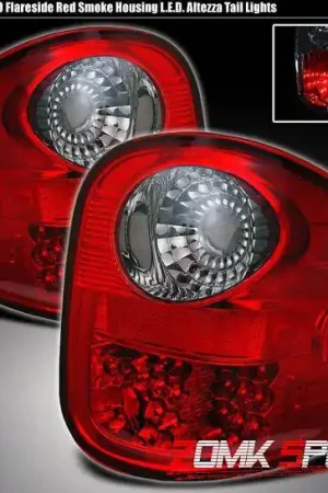 RED LED FLARESIDETail lights Smoke Limited Offer