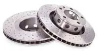 Secure Checkout Cross Drilled Brake Rotor Set - Front