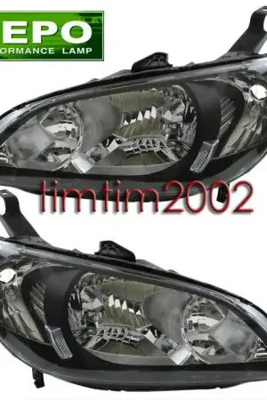 Black Depo Headlights Flash Sale