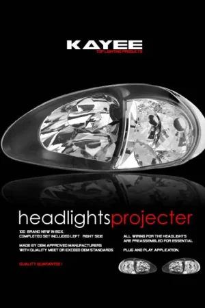 Best Price JDM Black 1pc Headlights