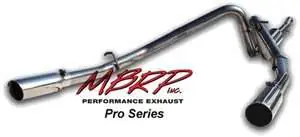 MBRP Pro Series Dual Split Rear Exhaust System S5126304 Fresh Stock