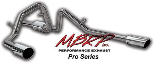 MBRP Pro Series Dual Split Rear Exhaust System S5202304 Free Returns