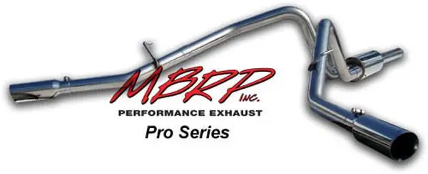 Authentic MBRP Pro Series Dual Split Side Exhaust System S5204304
