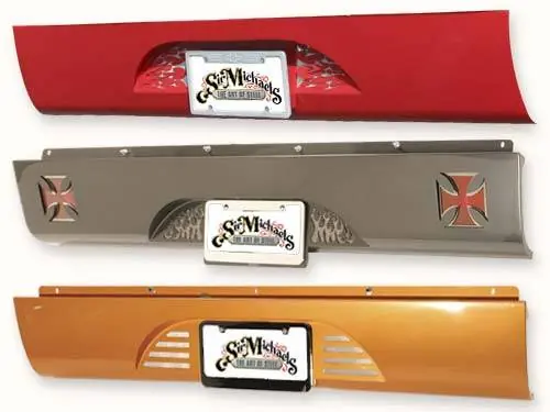 Low Price Rollpan with Urethane End Caps with Vette Style License Plate - Bolt On - 286910