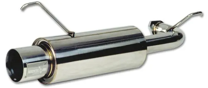 Stainless Steel Rear Section Exhaust Piping with Tunable Muffler - 1776 Fan Favorite