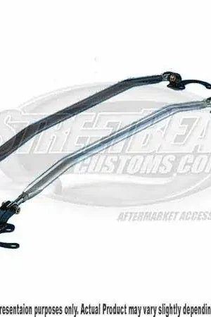 Polished Aluminum Alloy Front Strut Tower Brace - 1808 No Minimum Order