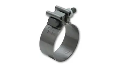 Vibrant SS Accuseal Exhaust Seal Clamp for 4in OD Tubing (1.25in wide band) - 1168 Free Returns