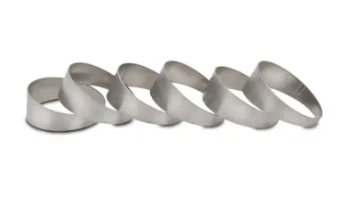 Vibrant 3.50in. O.D. Titanium Pie Cuts - Bag of 6 - 13535 Price Cut