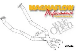 MagnaFlow Transition Tru-X Crossover Pipe - 15444 Special Offer