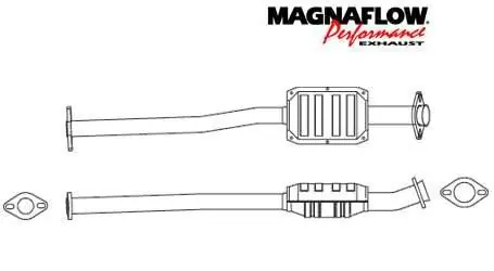 Grab Now MagnaFlow Direct Fit Catalytic Converter - 22614