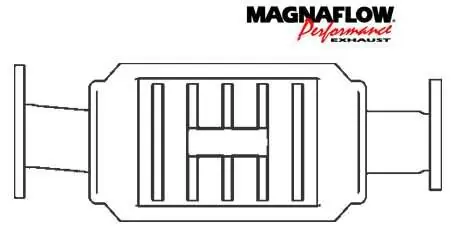 Free Delivery MagnaFlow Direct Fit Catalytic Converter - 22644
