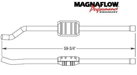 MagnaFlow Direct Fit Catalytic Converter - 23233 Free Shipping