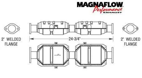 MagnaFlow Direct Fit Catalytic Converter - 23250 Trusted Brand