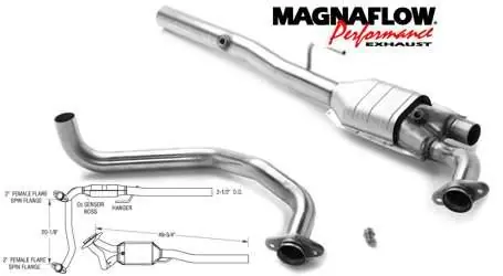 MagnaFlow Direct Fit Catalytic Converter - 23285 Budget