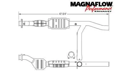 Discount MagnaFlow Direct Fit Catalytic Converter - 23345