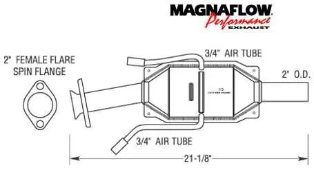 Time-Limited MagnaFlow Direct Fit Catalytic Converter - 23349