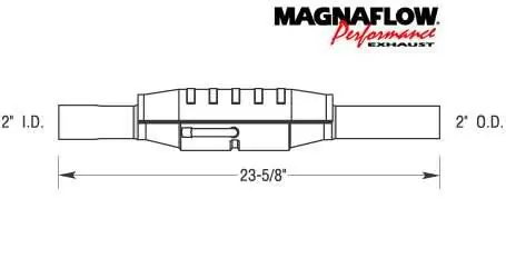 Authentic MagnaFlow Direct Fit Catalytic Converter - 23401
