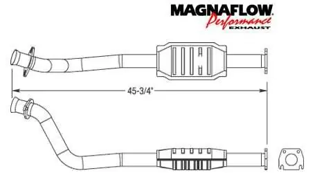 MagnaFlow Direct Fit Catalytic Converter - 23407 Super Sale