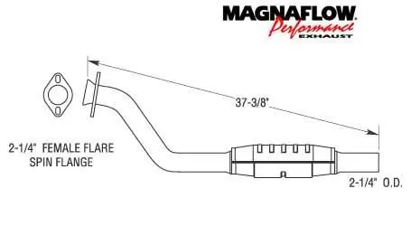 MagnaFlow Direct Fit Catalytic Converter - 23422 Fan Favorite