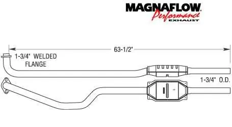 MagnaFlow Direct Fit Catalytic Converter - 23428 Mega Sale