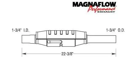 Bulk Order MagnaFlow Direct Fit Catalytic Converter - 23442