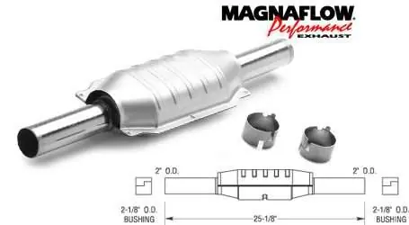 MagnaFlow Direct Fit Catalytic Converter - 23445 Free Shipping