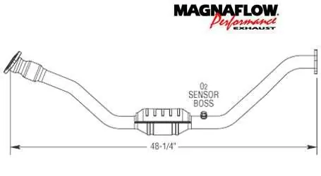 Holiday Sale MagnaFlow Direct Fit Catalytic Converter - 23485