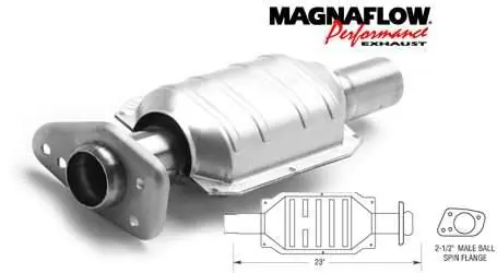 Warranty Included MagnaFlow Direct Fit Catalytic Converter - 23496