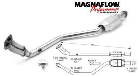 Exclusive MagnaFlow Direct Fit Catalytic Converter - 23551