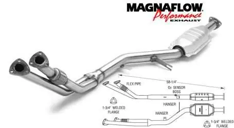 Popular MagnaFlow Direct Fit Catalytic Converter - 23553