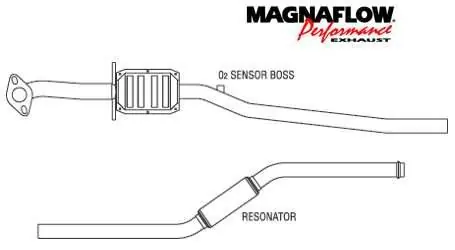 Viral MagnaFlow Direct Fit Catalytic Converter - 23898